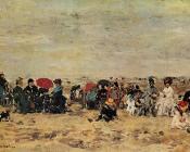 尤金布丹 - The Beach at Trouville